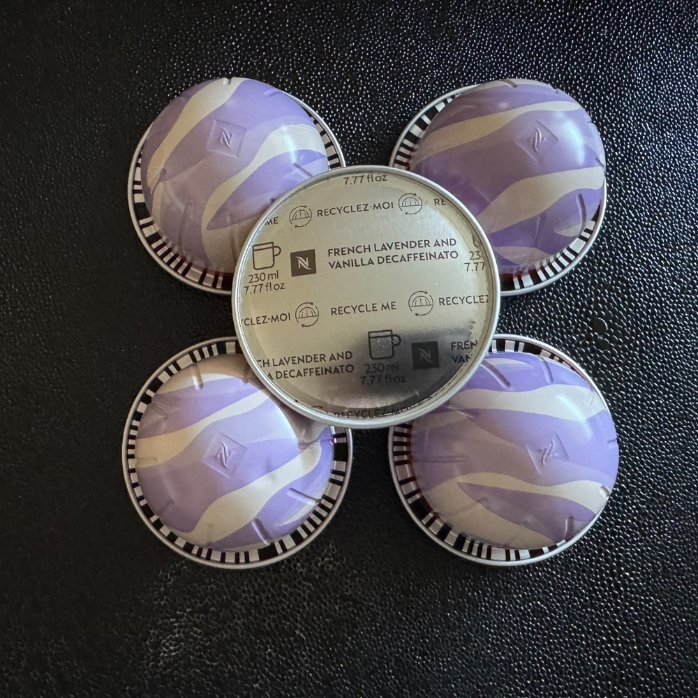 Nespresso Vertuo French Lavender & Vanilla Decaffeinato 5 Pods Sampler - Picture 5 of 5